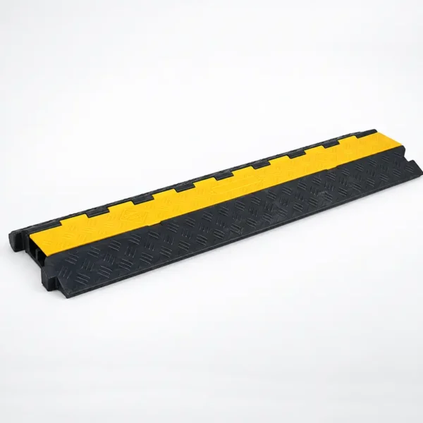 Podna zaštita za kablove 100 cm gumeni kabelski most 2 kanala
